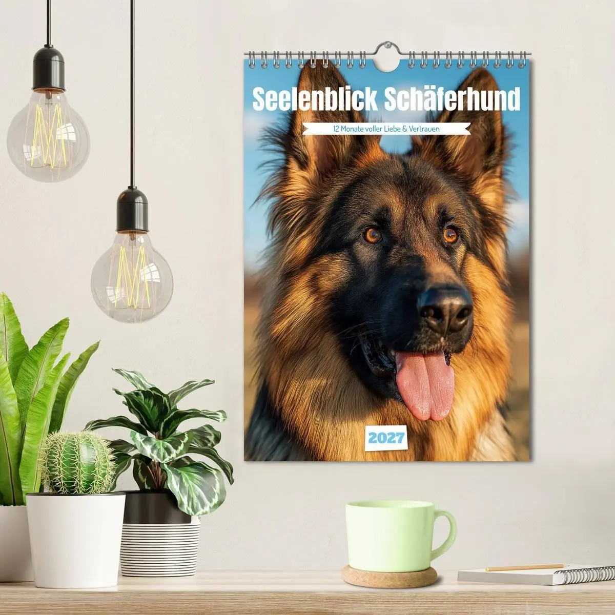 Bild: 9783516809947 | Seelenblick Schäferhund (Wandkalender 2027 DIN A4 hoch), CALVENDO...