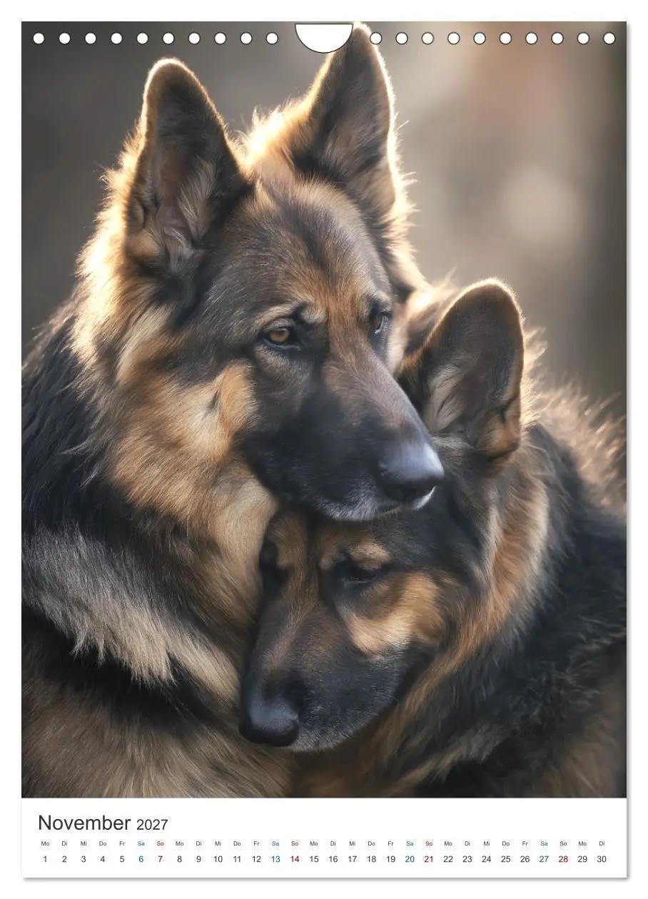 Bild: 9783516809947 | Seelenblick Schäferhund (Wandkalender 2027 DIN A4 hoch), CALVENDO...