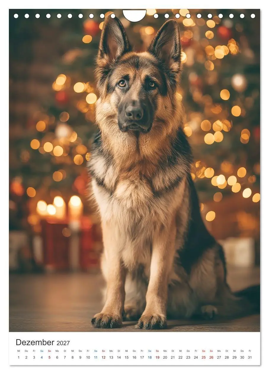 Bild: 9783516809947 | Seelenblick Schäferhund (Wandkalender 2027 DIN A4 hoch), CALVENDO...