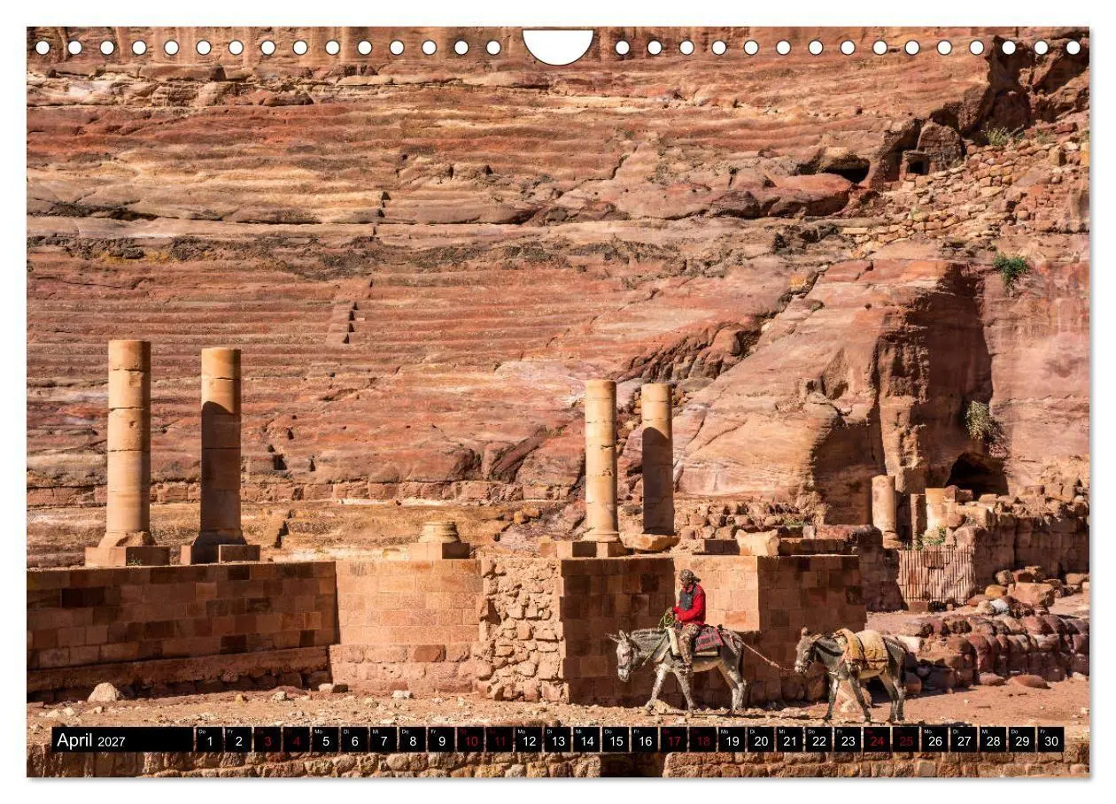 Bild: 9783569689947 | Petra - Jordanien (Wandkalender 2027 DIN A4 quer), CALVENDO...