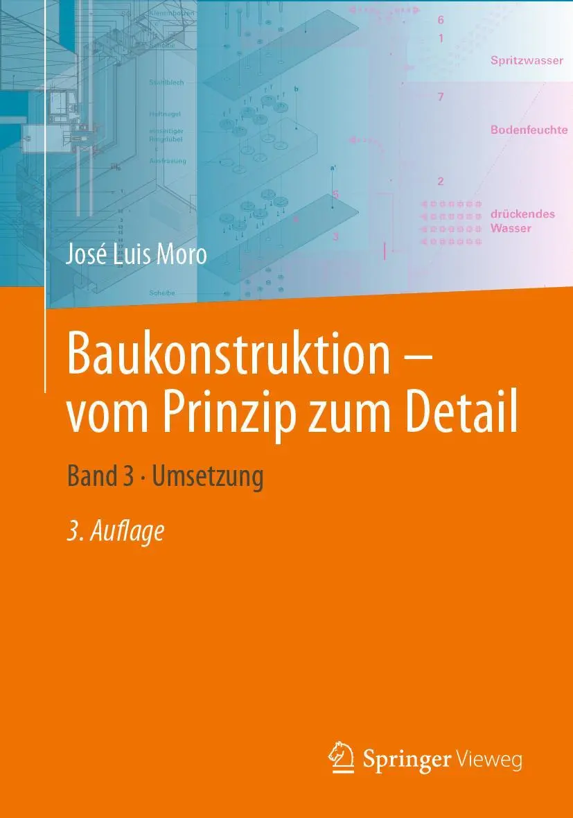 Cover: 9783662649947 | Baukonstruktion - vom Prinzip zum Detail | Band 3 · Umsetzung | Moro