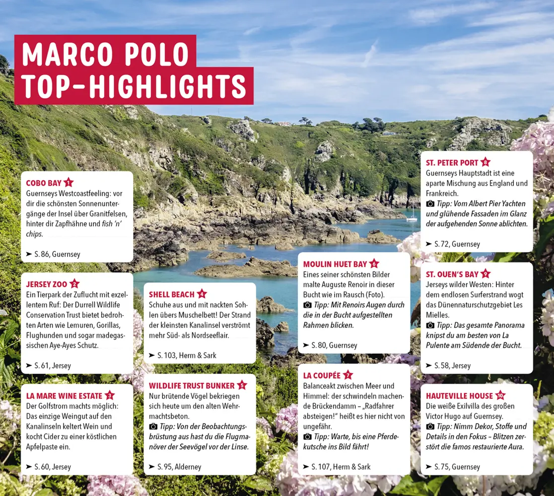 Bild: 9783829749947 | MARCO POLO Reiseführer Kanalinseln, Jersey, Guernsey, Sark, Herm,...