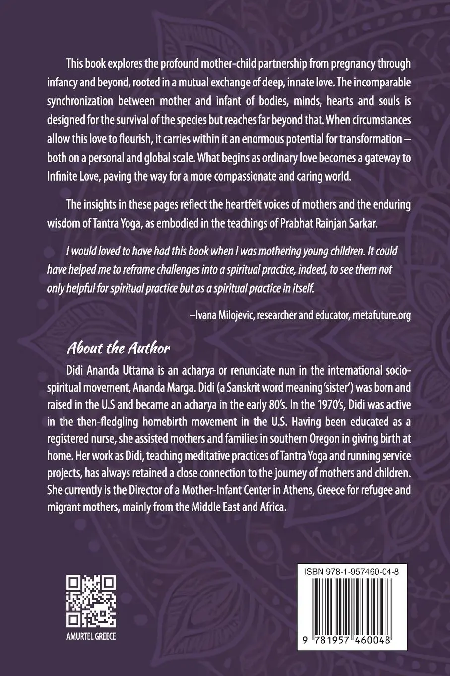 Rückseite: 9781957460048 | Tantric Mothering | Didi Ananda Uttama | Taschenbuch | Englisch | 2025