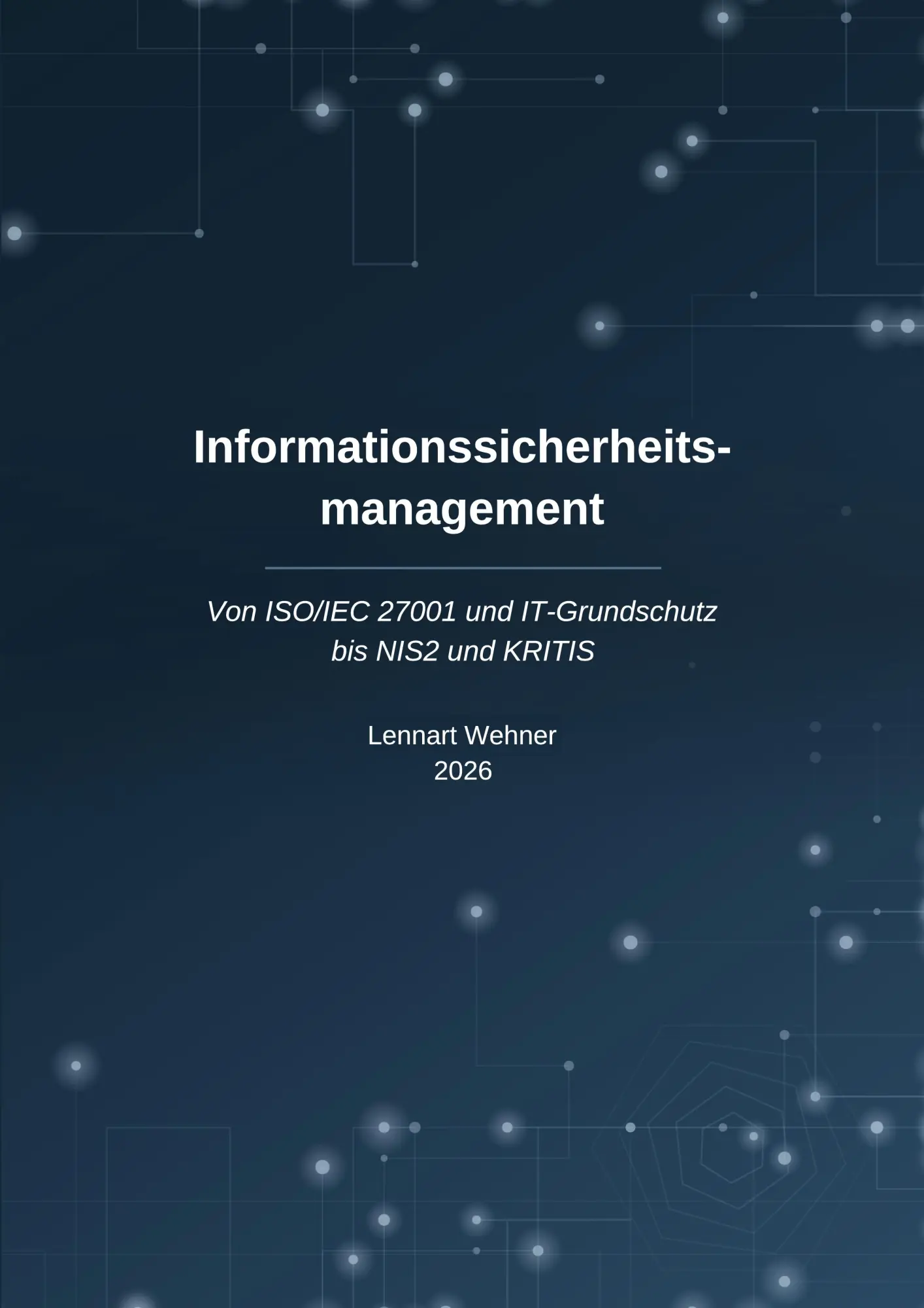 Cover: 9783696730048 | Informationssicherheitsmanagement | Lennart Wehner | Taschenbuch