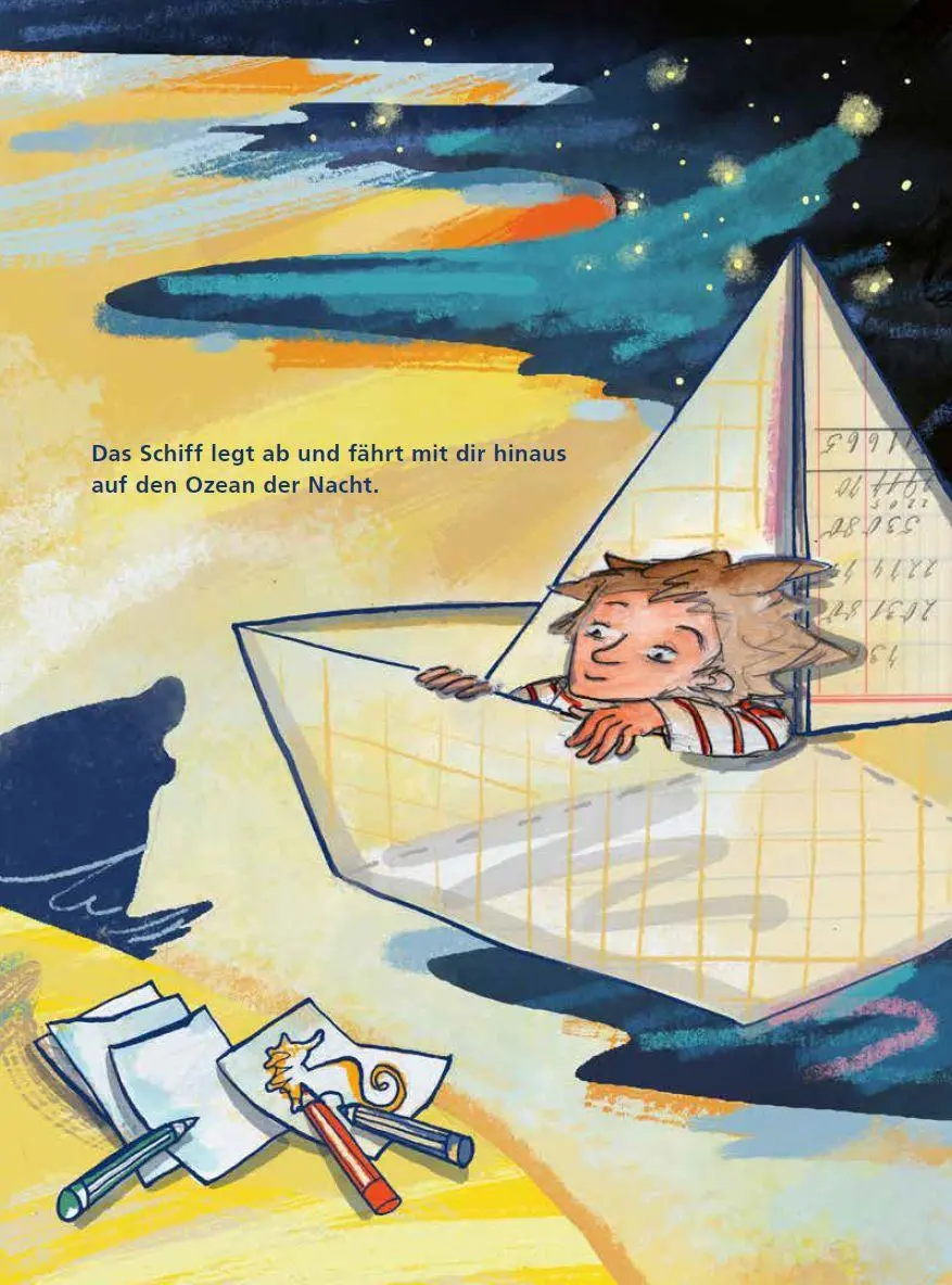 Bild: 9783702660048 | Im Papierschiff durch die Nacht | Sylvia Graupner | Buch | 32 S.