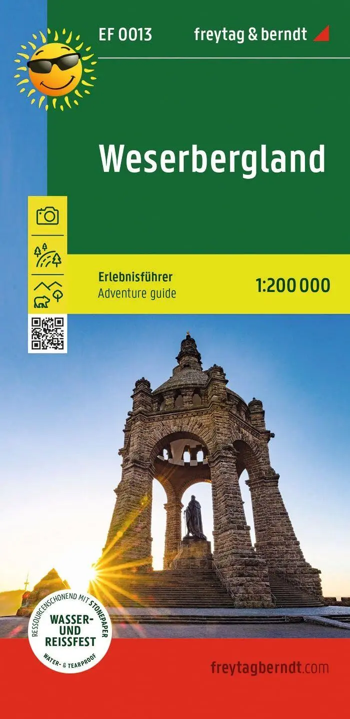 Cover: 9783707920048 | freytag &amp; berndt Freizeitkarte Weserbergland, Erlebnisführer 1:200.000