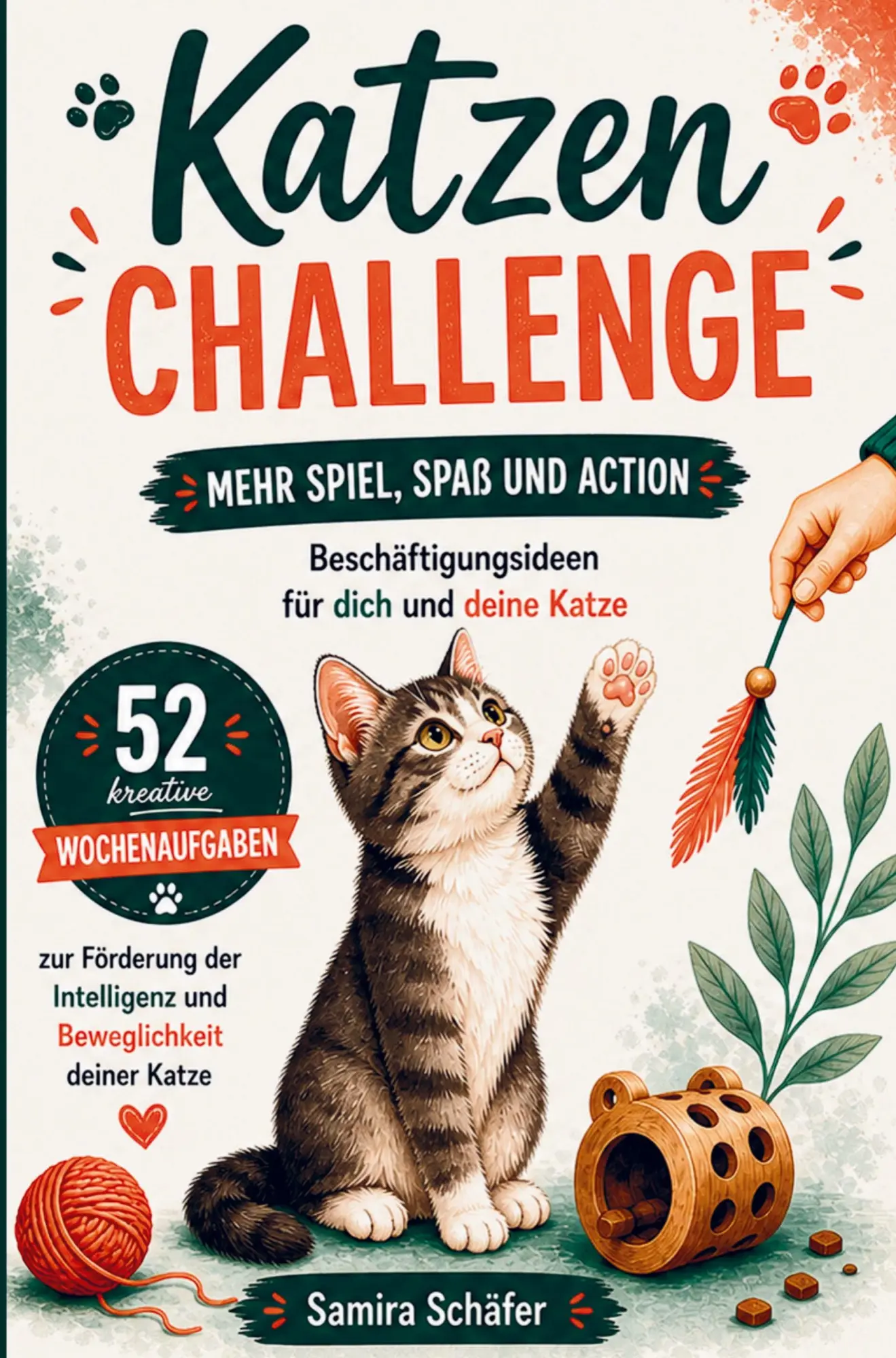 Cover: 9783912300048 | Katzen Challenge Mehr Spiel, Spaß und Action - Beschäftigungsideen...