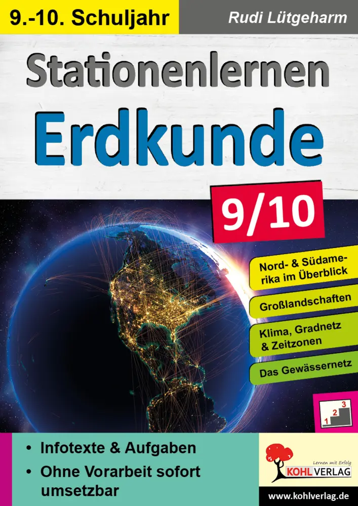 Cover: 9783966240048 | Stationenlernen Erdkunde / Klasse 9-10 | Rudi Lütgeharm | Taschenbuch