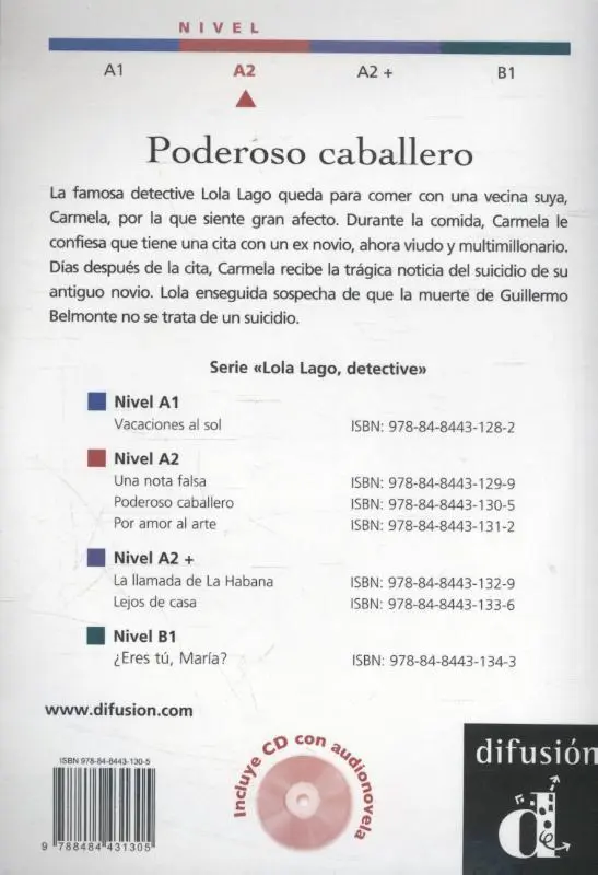 Rückseite: 9783125620148 | Poderoso caballero. Buch und Audio | Lourdes Miquel (u. a.) | 59 S.