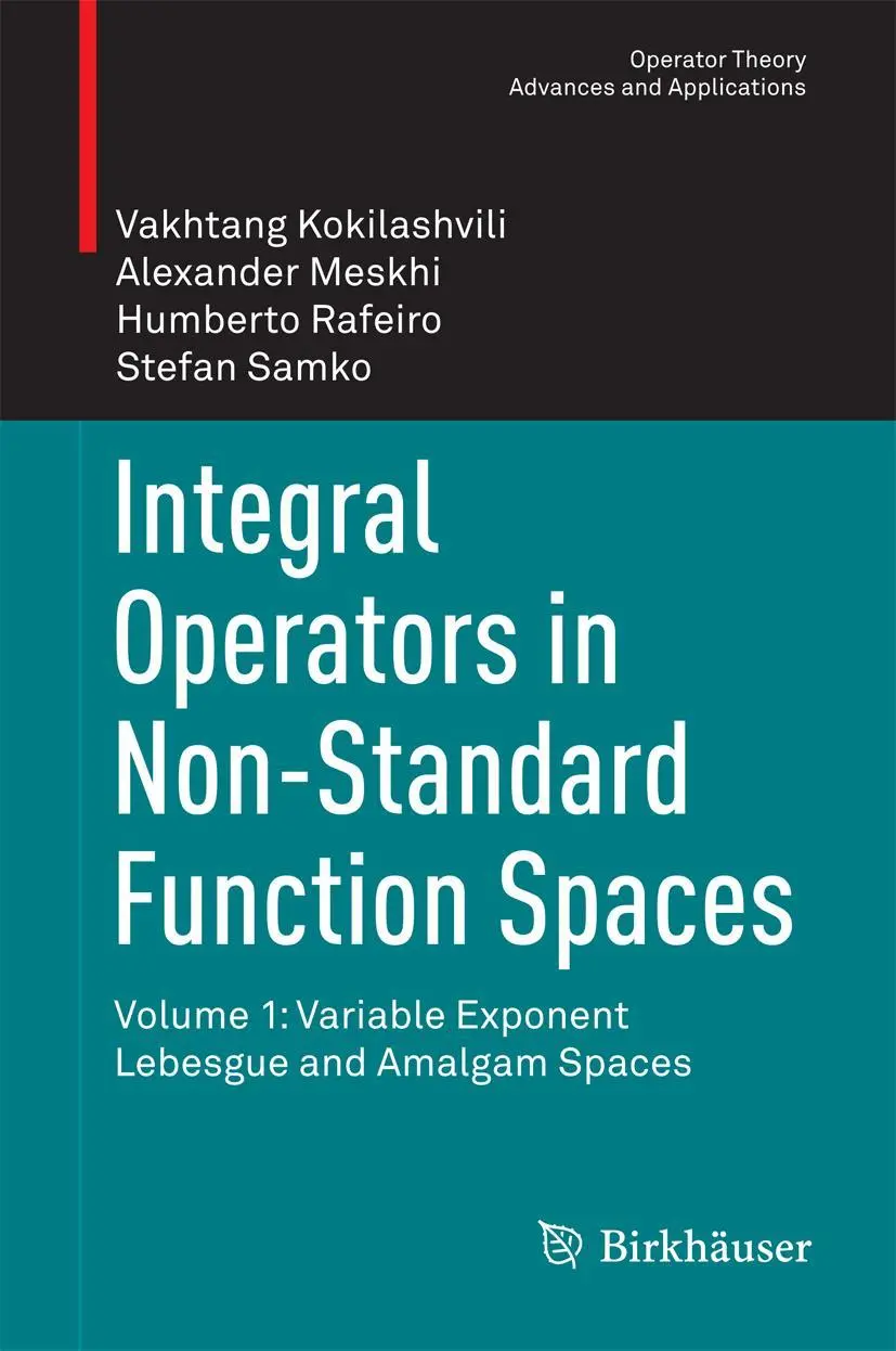 Cover: 9783319210148 | Integral Operators in Non-Standard Function Spaces | Buch | xx | 2016