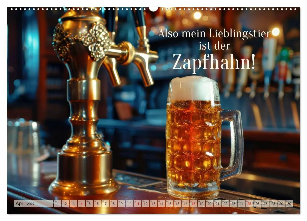 Bild: 9783569170148 | Ich brauch mehr Vitamin Bier (Wandkalender 2027 DIN A2 quer),...
