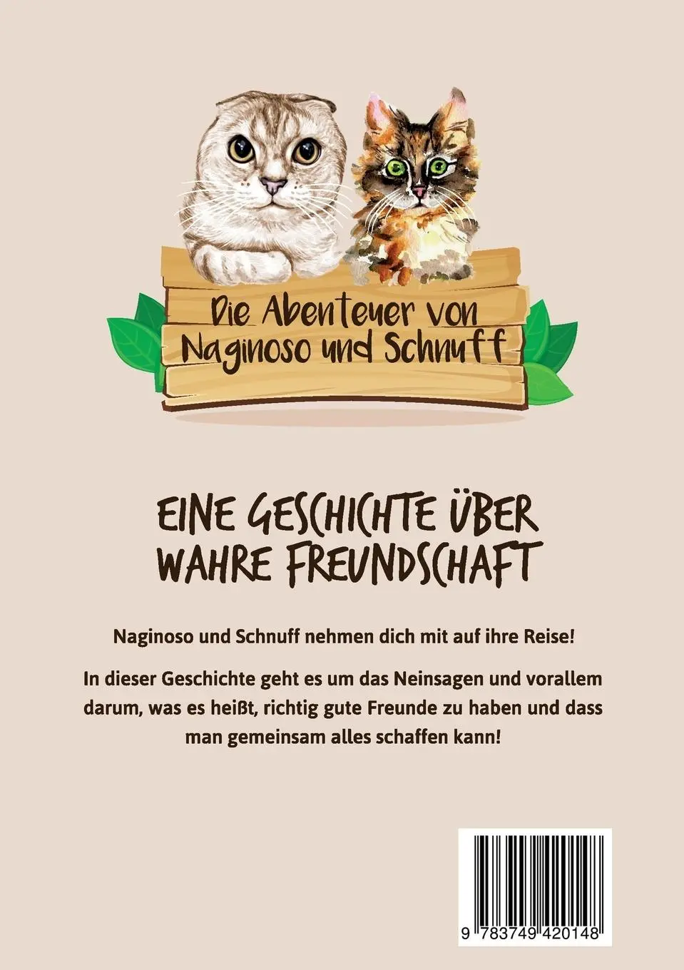 Rückseite: 9783749420148 | Die Abenteuer von Naginoso und Schnuff | Marijke Louisa Fuchs | Buch