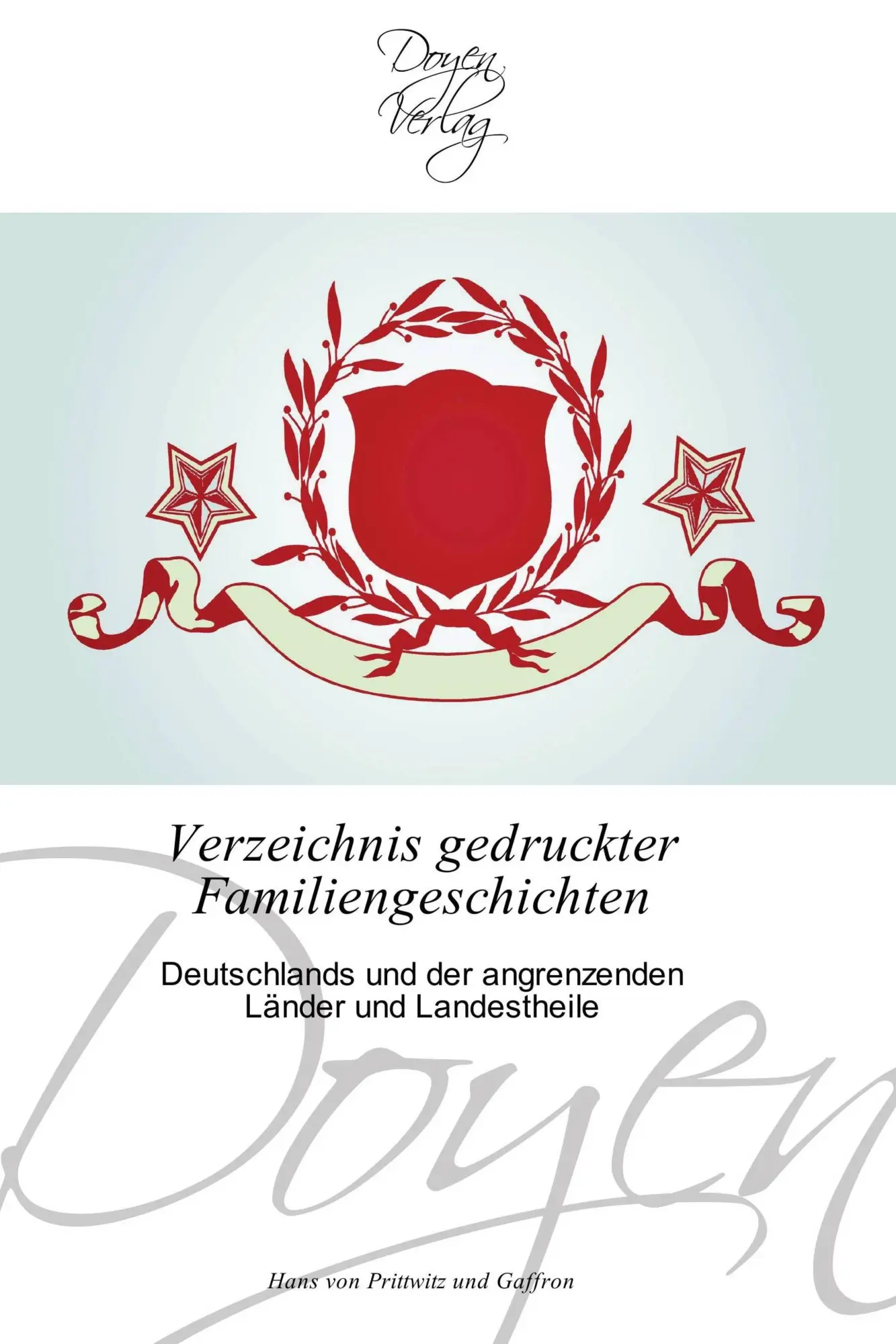 Cover: 9783841700148 | Verzeichnis gedruckter Familiengeschichten | Gaffron | Taschenbuch