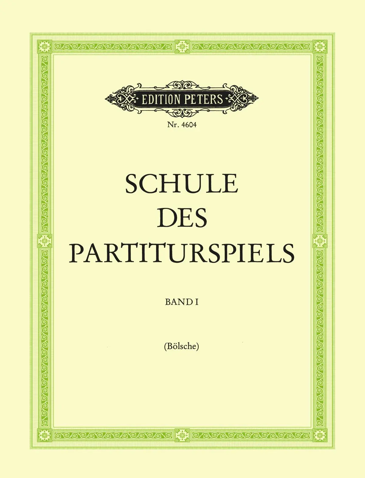 Cover: 9790014030148 | Score reading | Egon Bolsche | Broschüre | Partitur | Deutsch | 2001