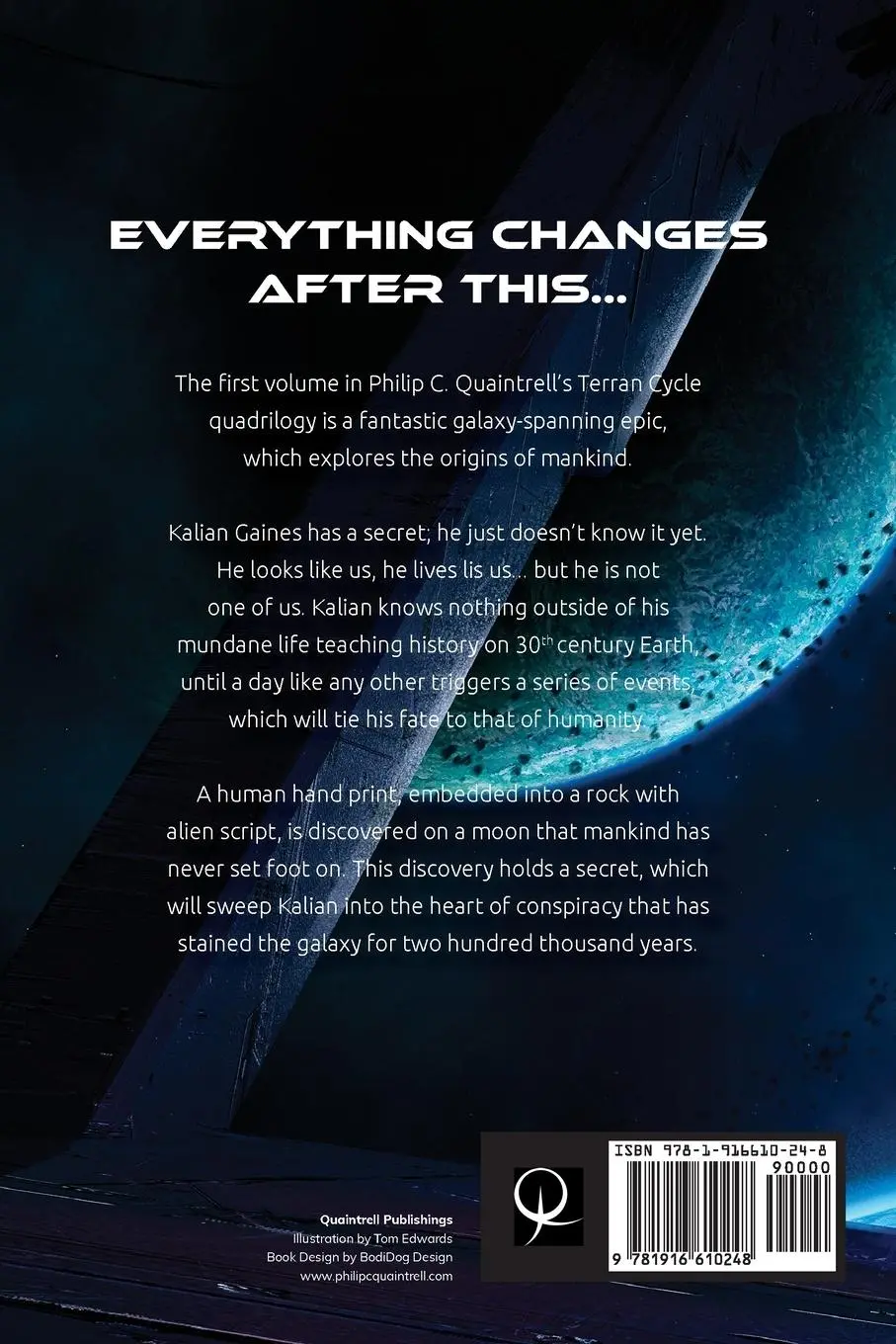 Rückseite: 9781916610248 | Intrinsic | (The Terran Cycle: Book 1) | Philip C. Quaintrell | Buch