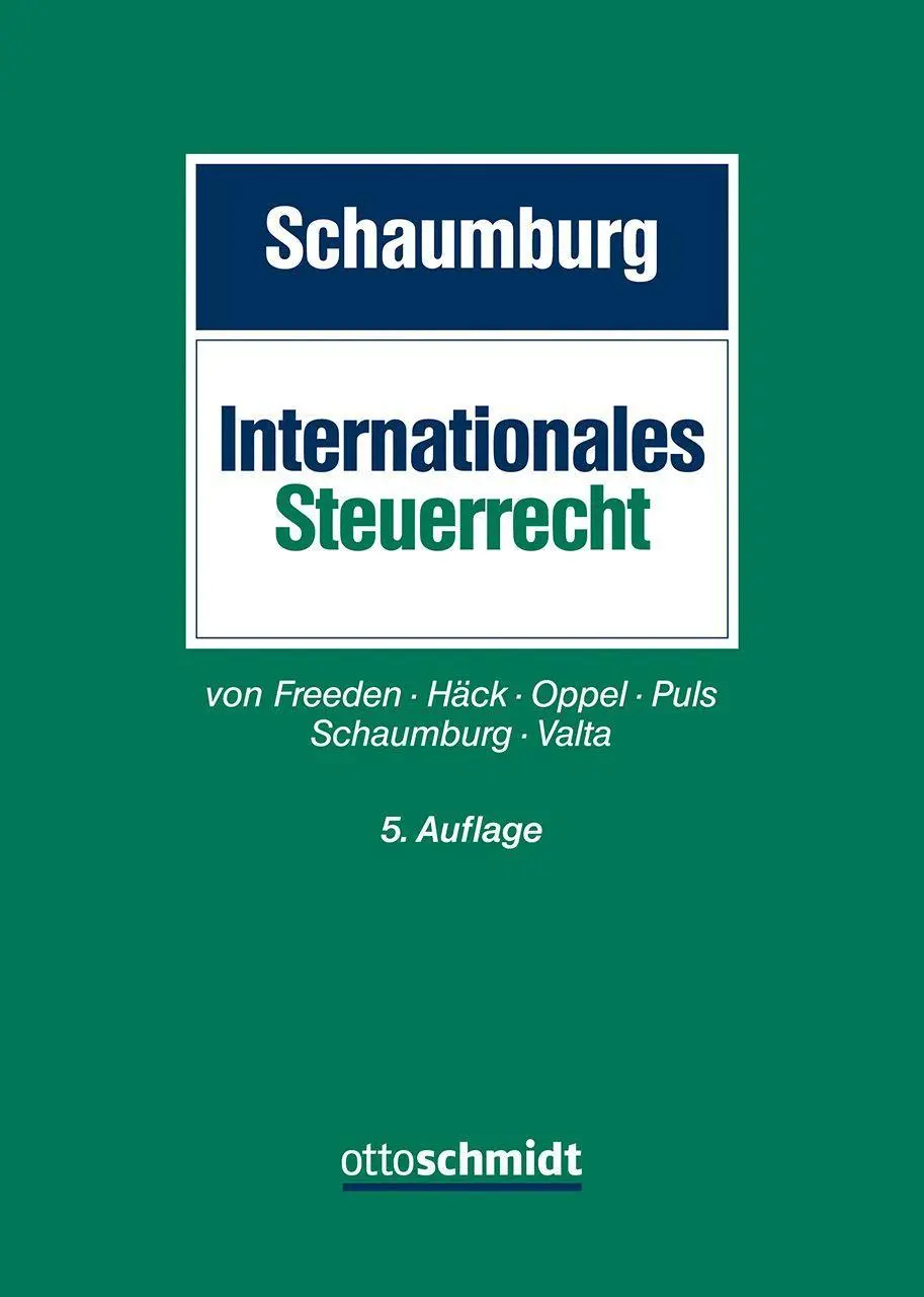 Cover: 9783504260248 | Internationales Steuerrecht | Harald Schaumburg | Buch | XXXIV | 2022