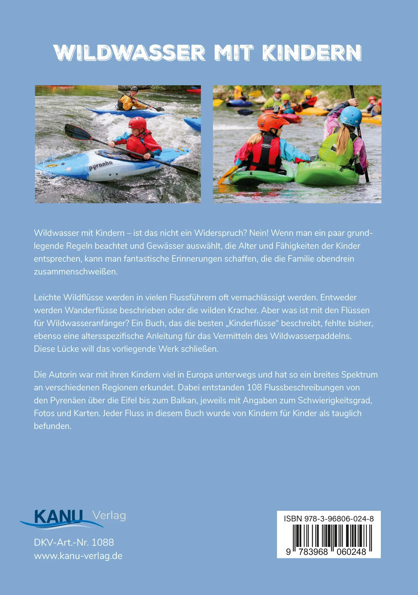 Rückseite: 9783968060248 | Wildwasser mit Kindern | Stefanie Bank | Taschenbuch | 304 S. | 2024