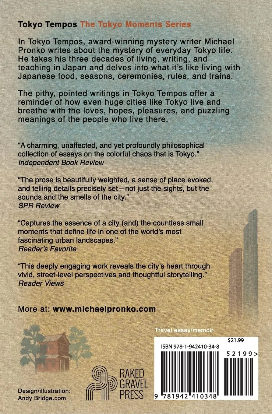 Rückseite: 9781942410348 | Tokyo Tempos | Michael Pronko | Taschenbuch | Englisch | 2024