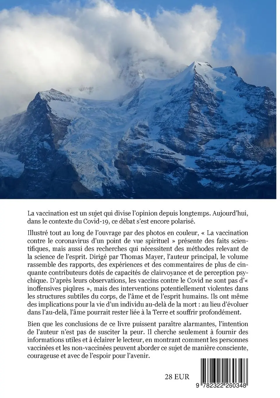 Rückseite: 9782322260348 | Les vaccins contre le coronavirus d'un point de vue spirituel | Mayer