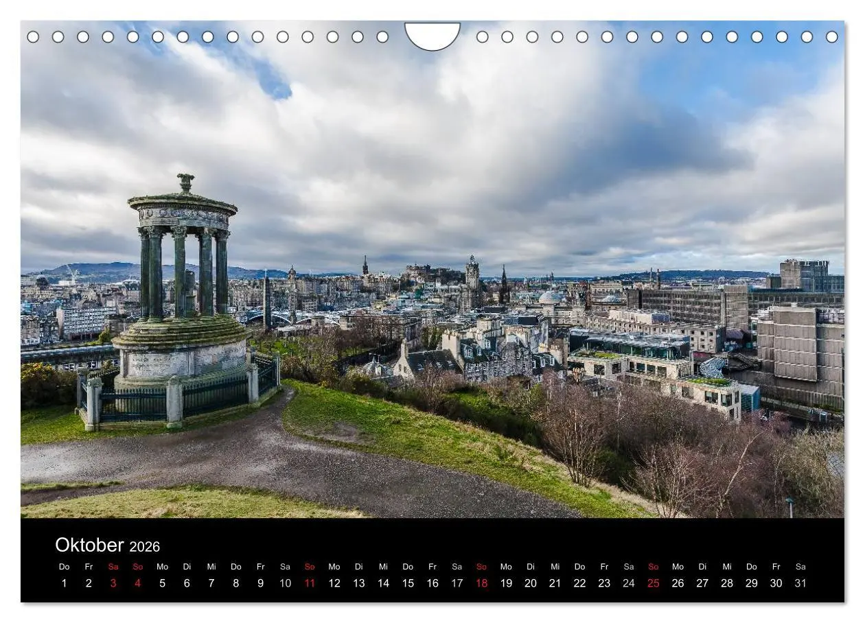 Bild: 9783457970348 | EDINBURGH. Blick. Licht. Wetter. (Wandkalender 2026 DIN A4 quer),...