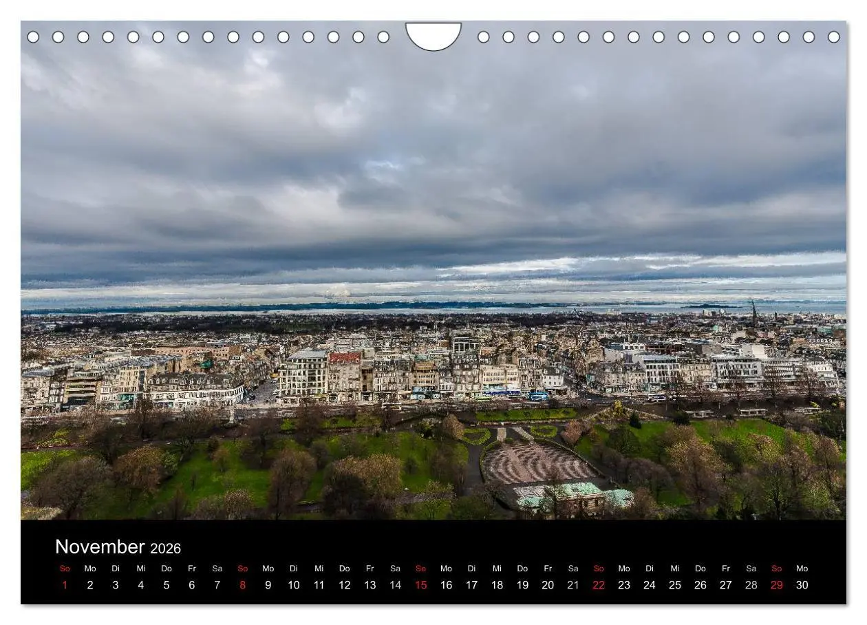 Bild: 9783457970348 | EDINBURGH. Blick. Licht. Wetter. (Wandkalender 2026 DIN A4 quer),...