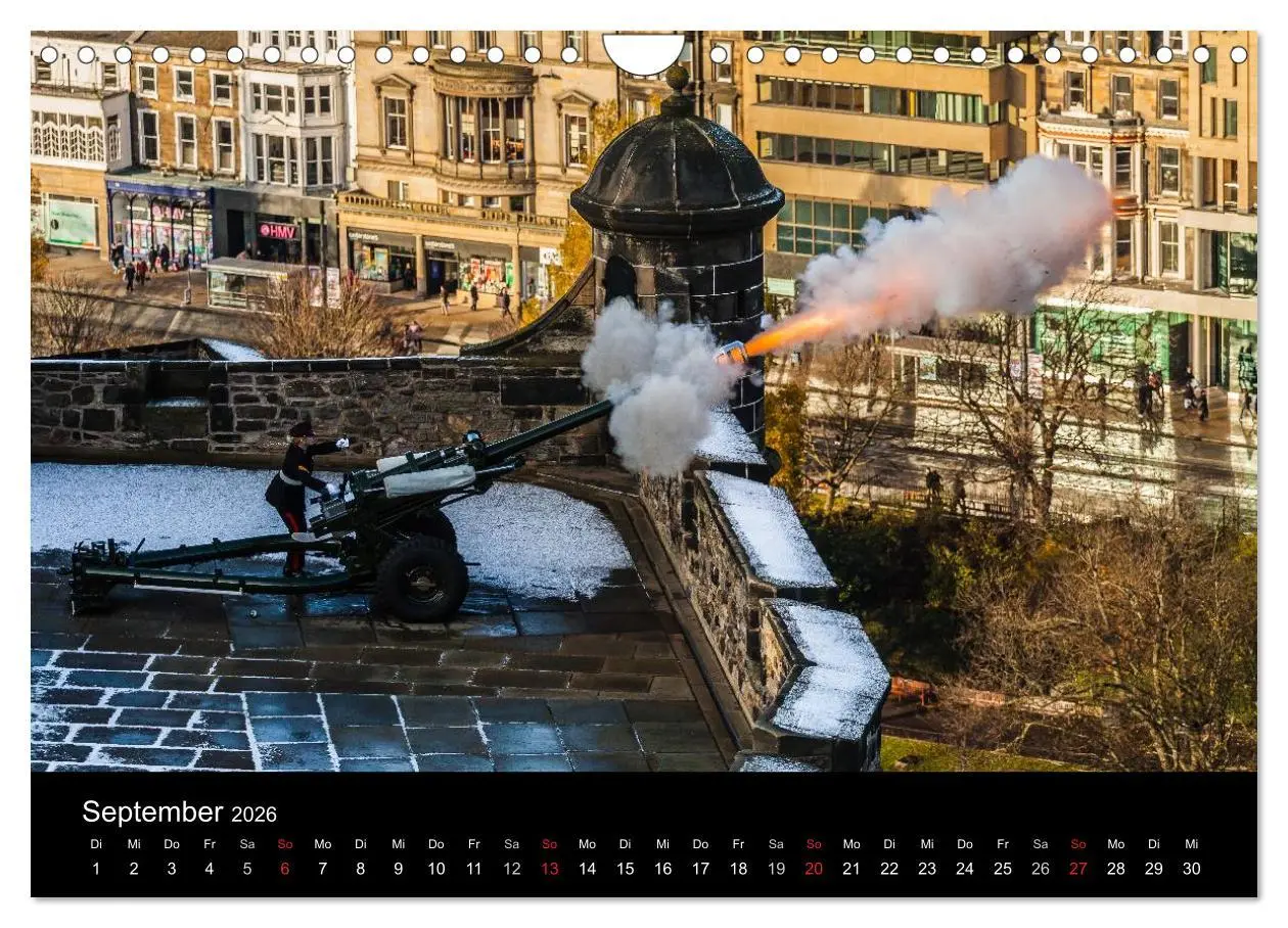 Bild: 9783457970348 | EDINBURGH. Blick. Licht. Wetter. (Wandkalender 2026 DIN A4 quer),...