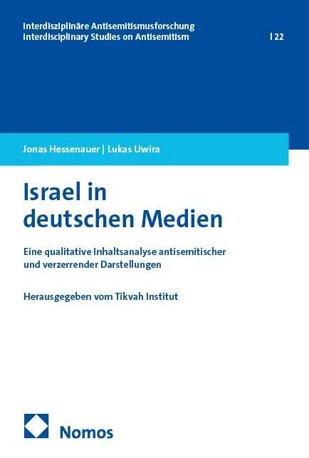 Cover: 9783756020348 | Israel in deutschen Medien | Jonas Hessenauer (u. a.) | Taschenbuch