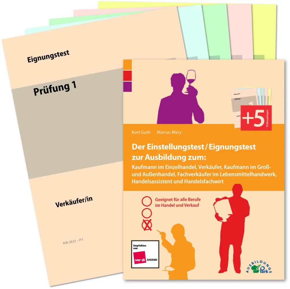 Cover: 9783956240348 | Der Einstellungstest / Eignungstest zur Ausbildung zum: Kaufmann im...
