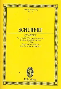 Cover: 9790200200348 | Streichquartet d-moll D810 | Franz Schubert | Studienpartitur | 1981