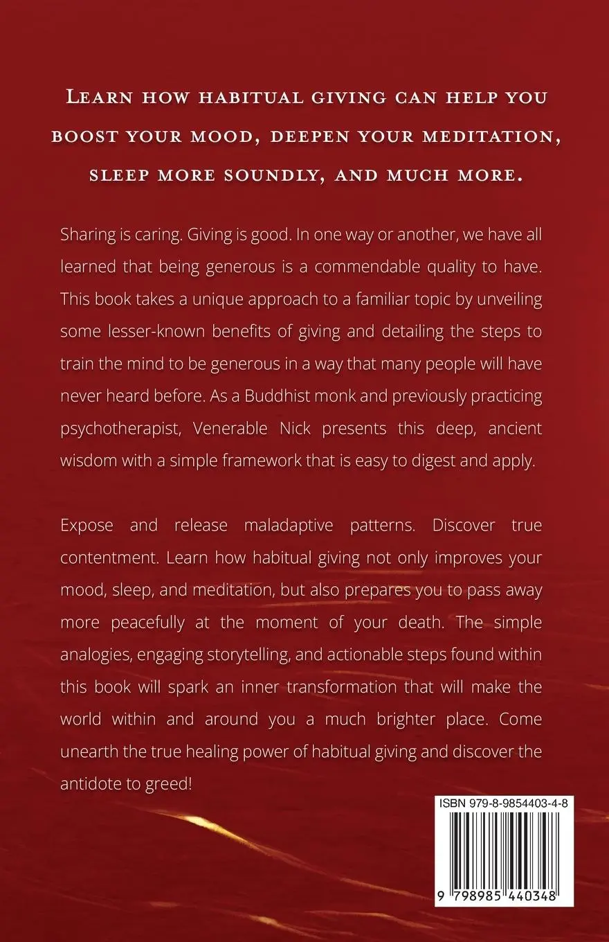 Rückseite: 9798985440348 | The Antidote to Greed | Keomahavong (u. a.) | Taschenbuch | Englisch