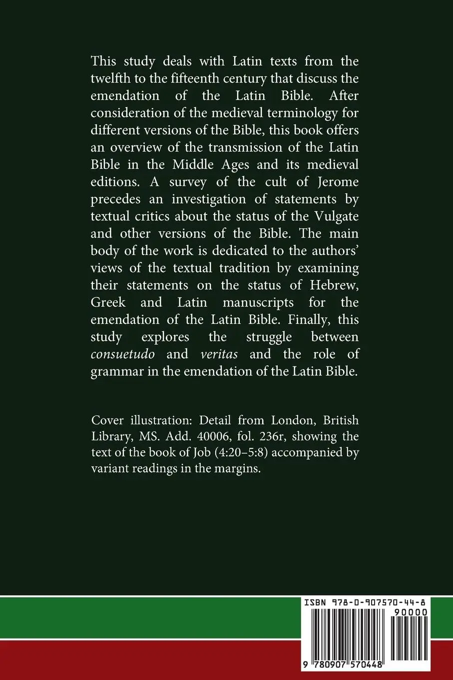 Rückseite: 9780907570448 | How to Correct the Sacra Scriptura? Textual Criticism of the Latin...