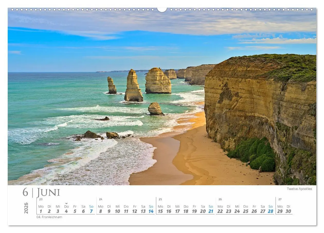 Bild: 9783457270448 | Australien - Highlights Ostküste (Wandkalender 2026 DIN A2 quer),...