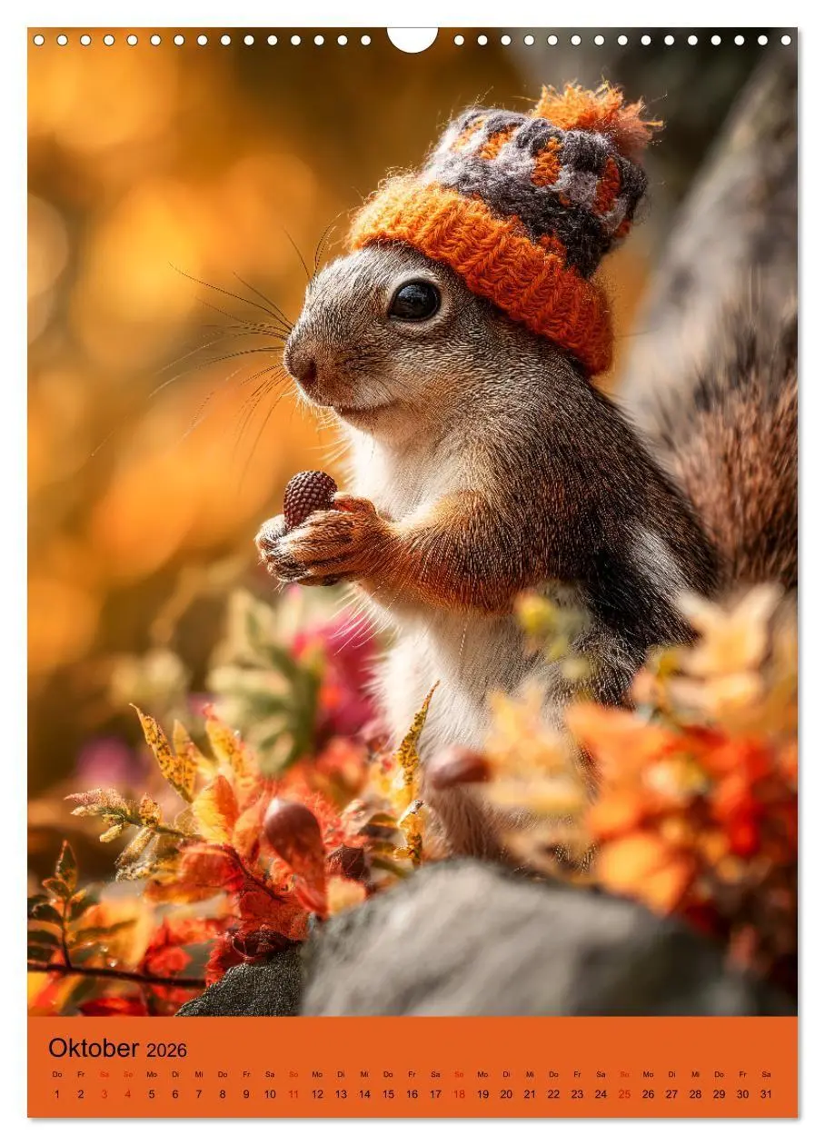 Bild: 9783516670448 | Eichhörnchen Kalender - Tierkalender mit verrückten Eichkätzchen...