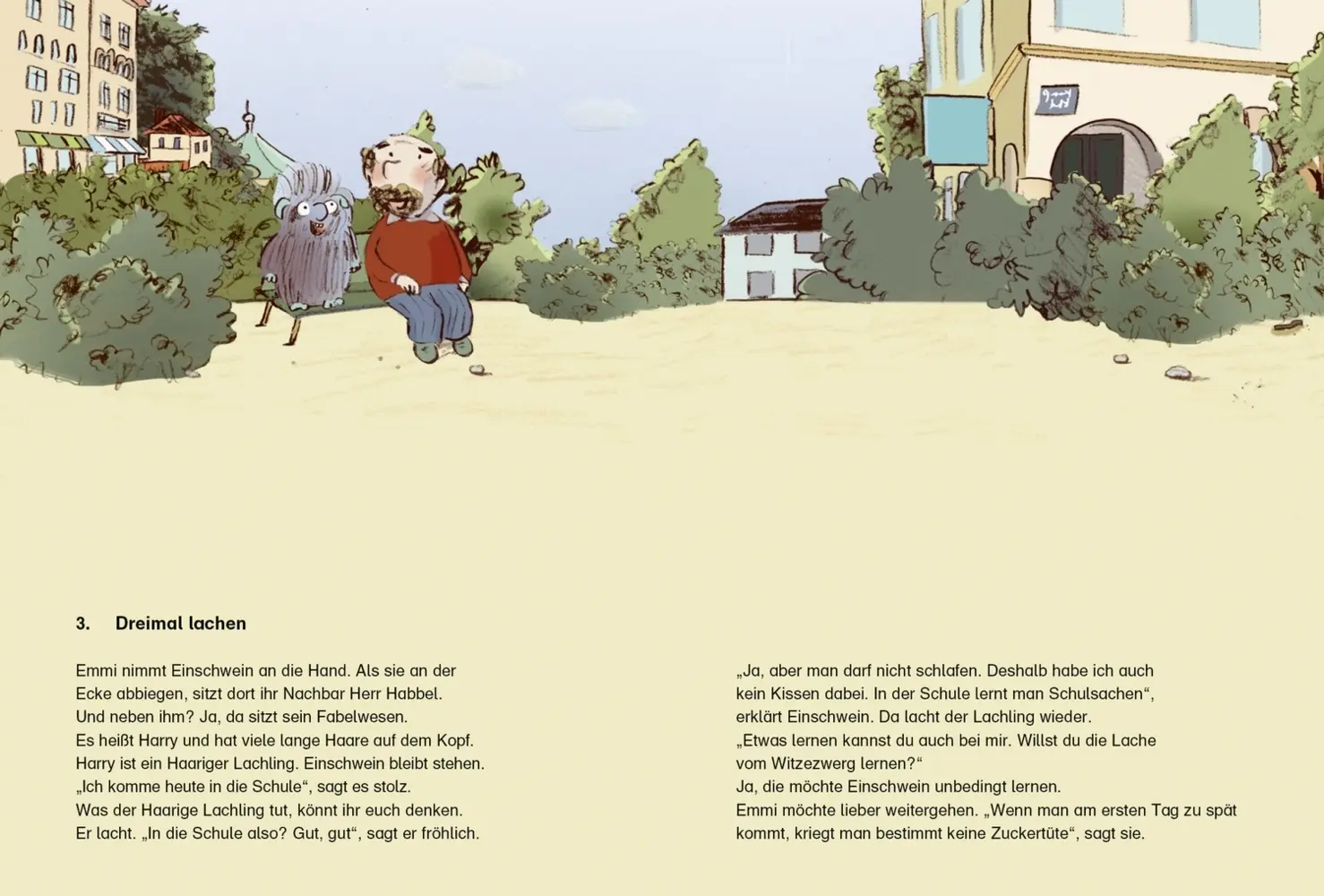 Bild: 9783751200448 | Lesen + Stickern. Einschweins erster Schultag | Anna Böhm | Broschüre