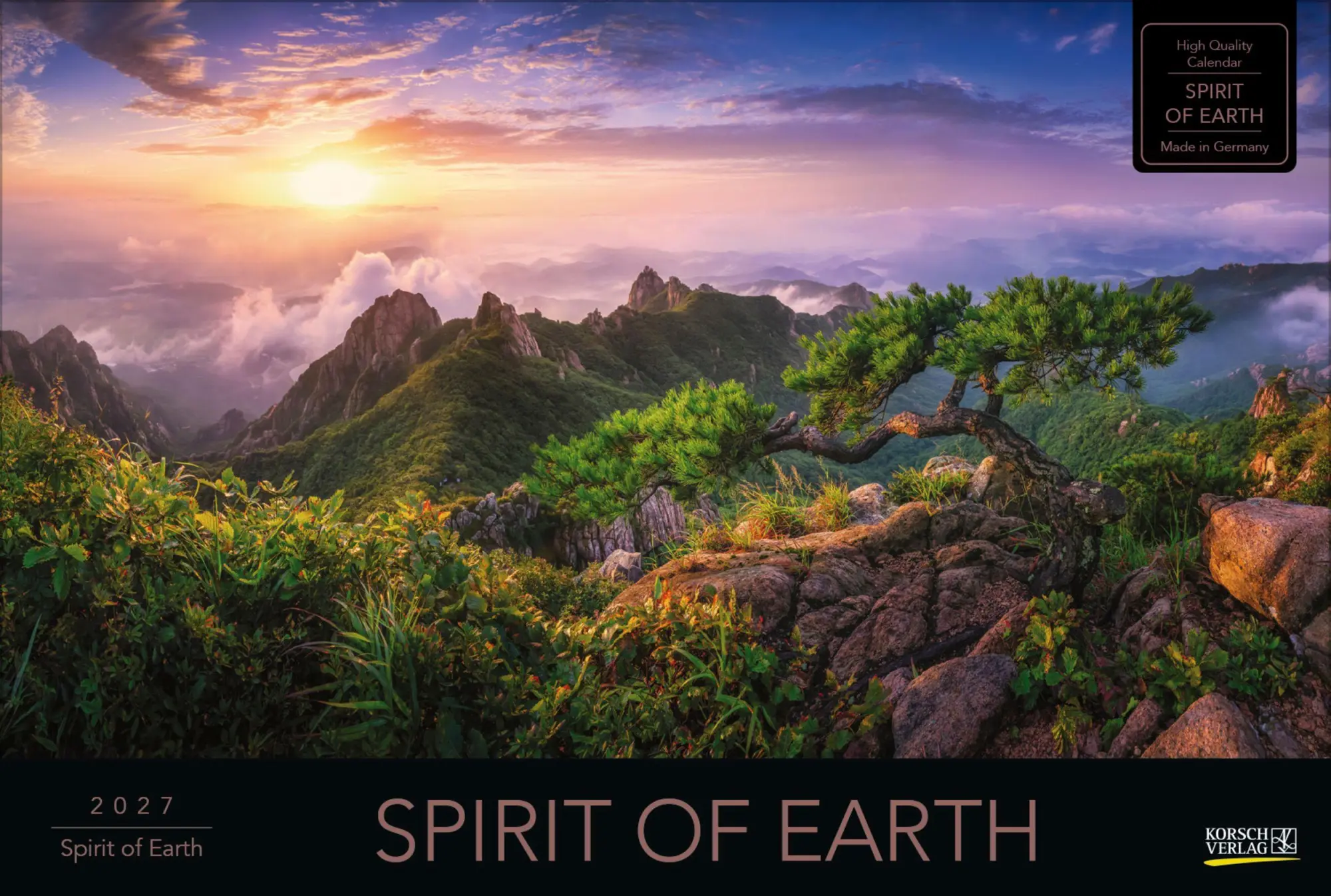 Cover: 9783819300448 | Spirit of Earth 2027 | Verlag Korsch | Kalender | 14 S. | Deutsch