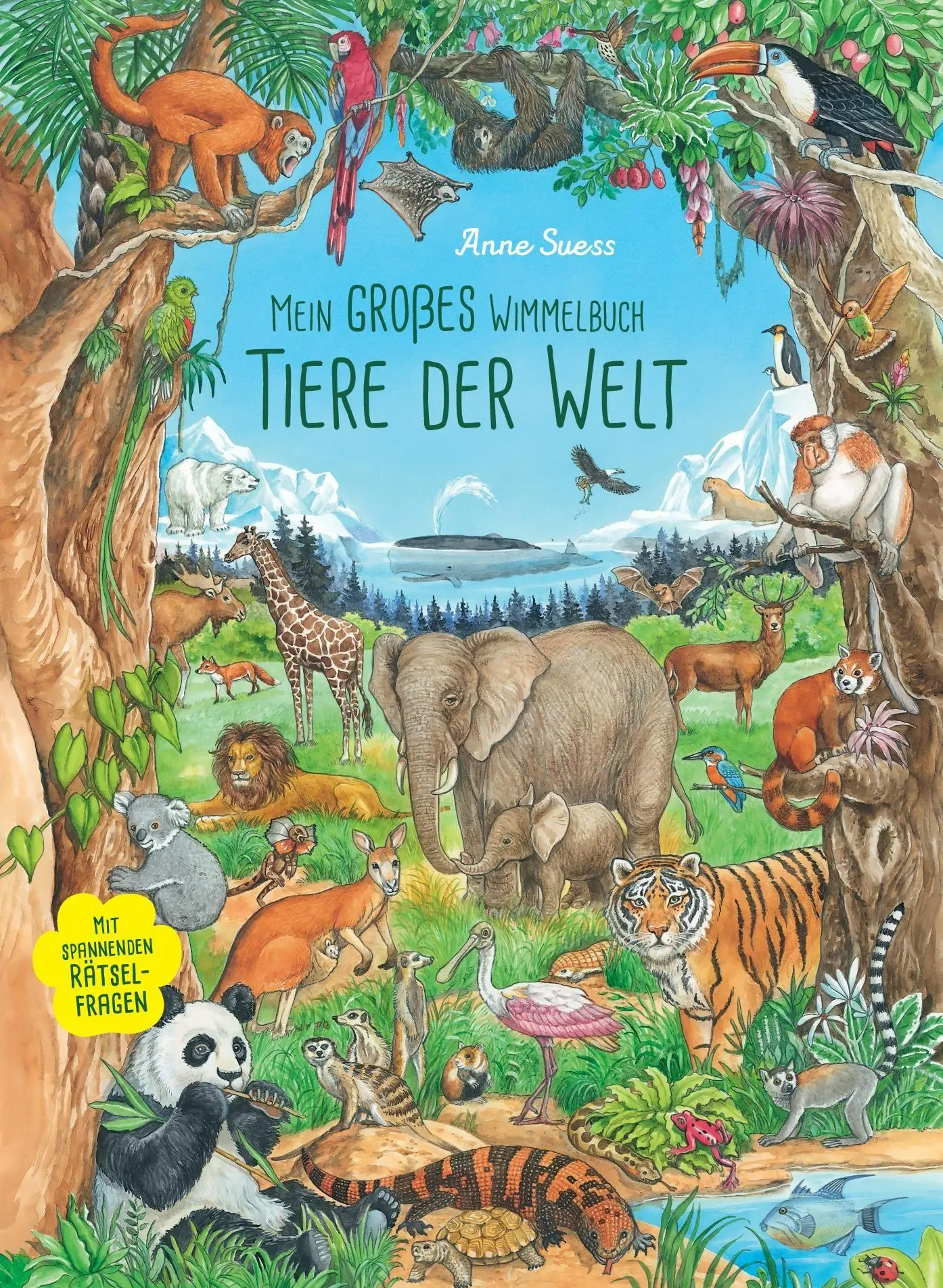 Cover: 9783849930448 | Mein großes Wimmelbuch Tiere der Welt | Anne Suess | Buch | 10 S.