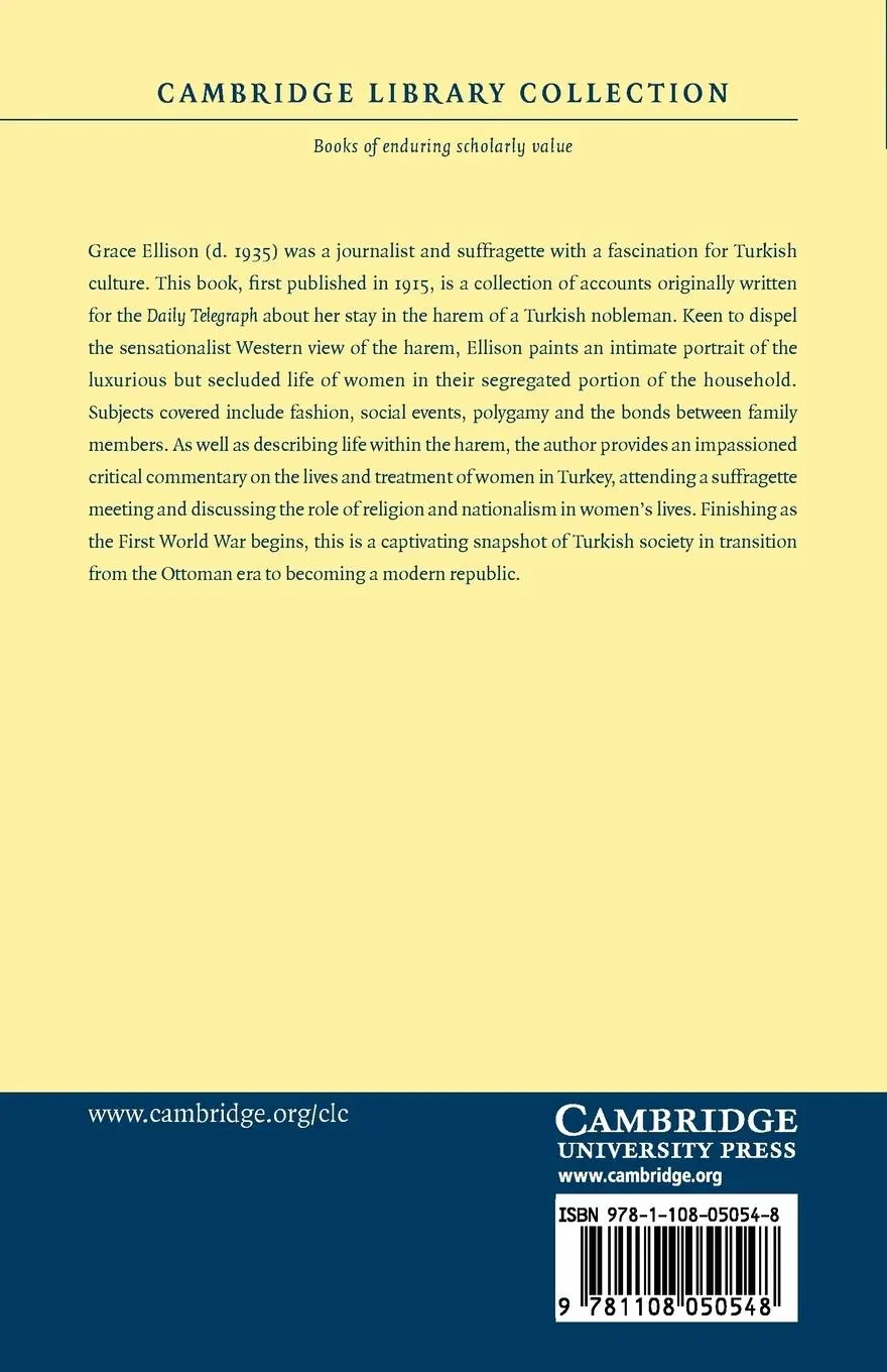 Rückseite: 9781108050548 | An Englishwoman in a Turkish Harem | Grace Ellison (u. a.) | Buch