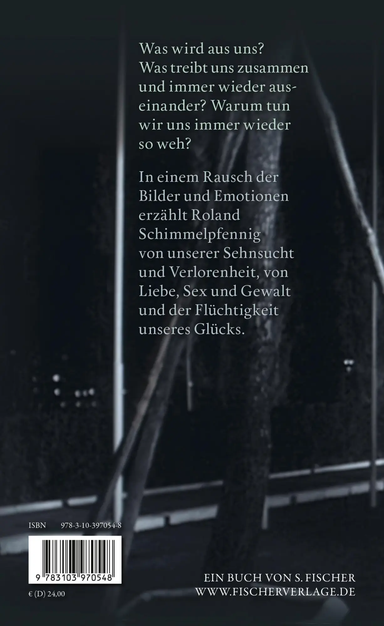 Rückseite: 9783103970548 | Sie wartet, aber sie weiß nicht, auf wen | Roman | Schimmelpfennig