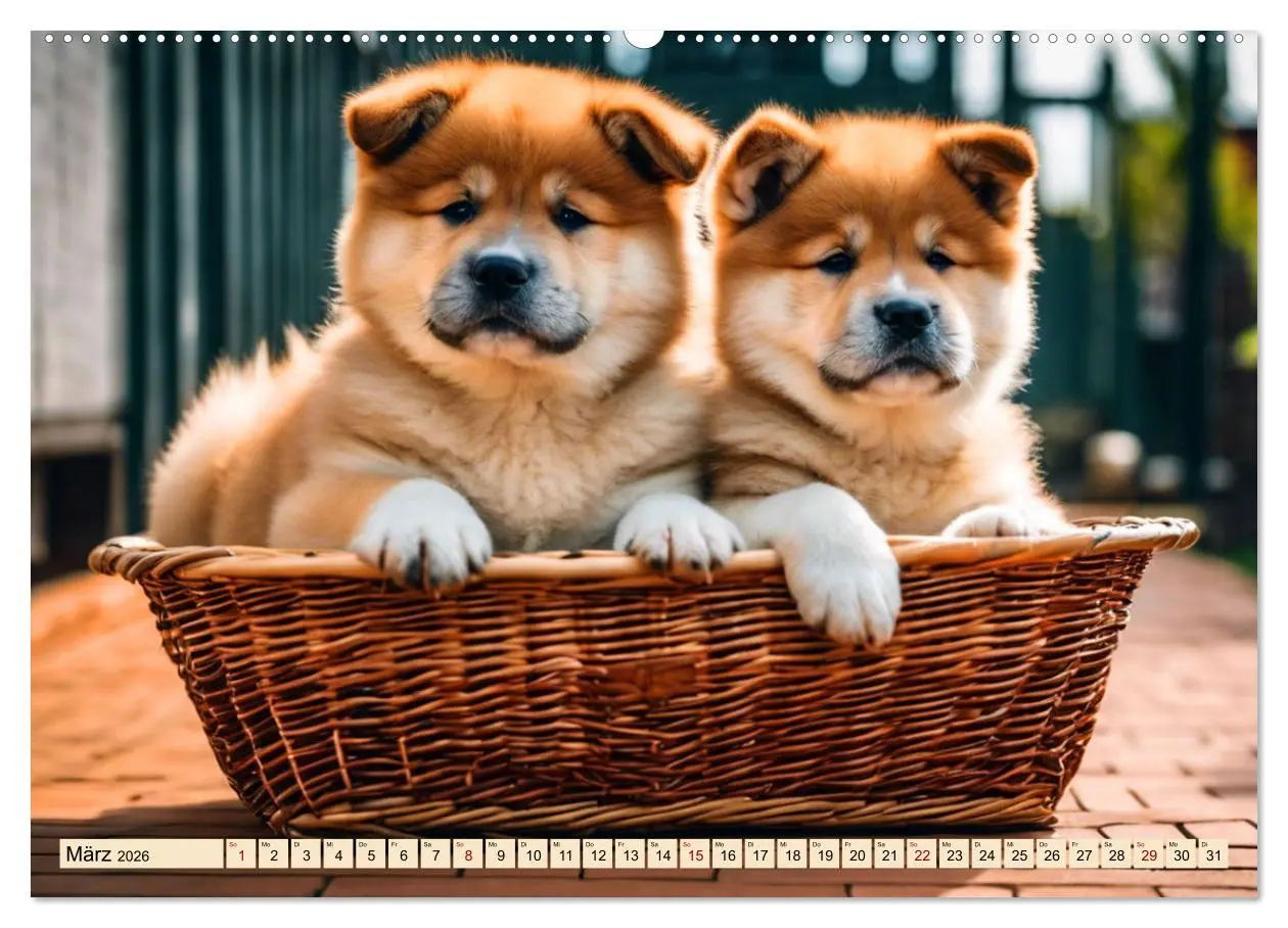Bild: 9783457400548 | Akita Inu - Inbegriff der Treue (hochwertiger Premium Wandkalender...