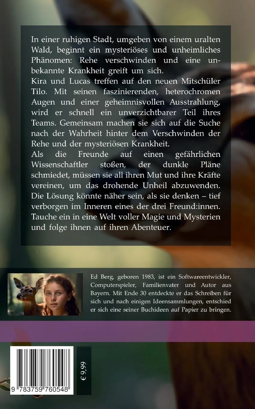 Rückseite: 9783759760548 | Kira, die Wandlerin - 05 - Rehblut | Ed Berg | Taschenbuch | Paperback