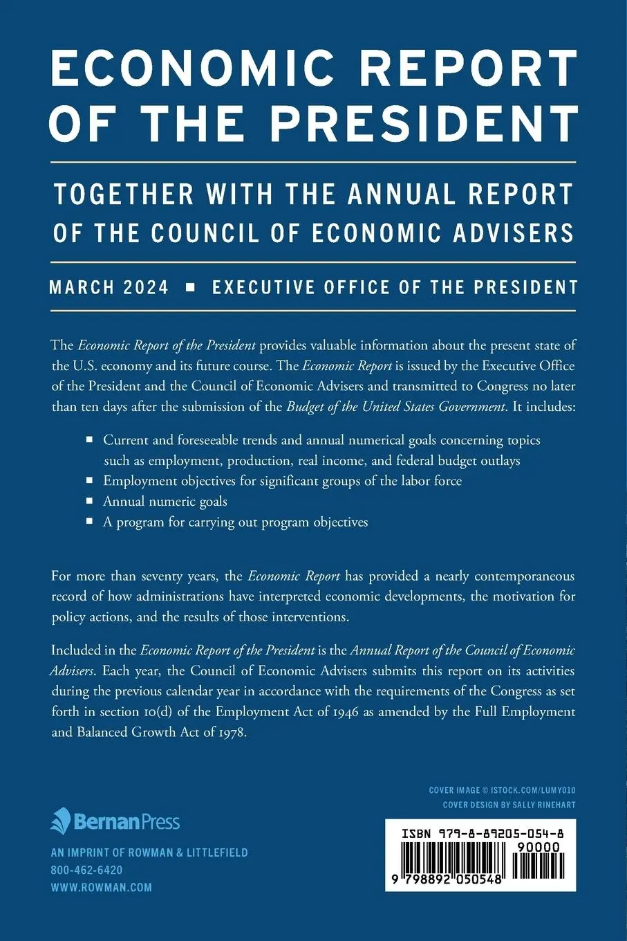 Rückseite: 9798892050548 | Economic Report of the President, March 2024 | President | Taschenbuch