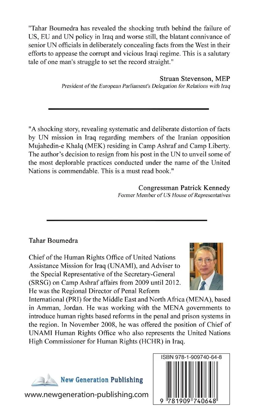Rückseite: 9781909740648 | The United Nations and Human Rights in Iraq | Tahar Boumedra | Buch