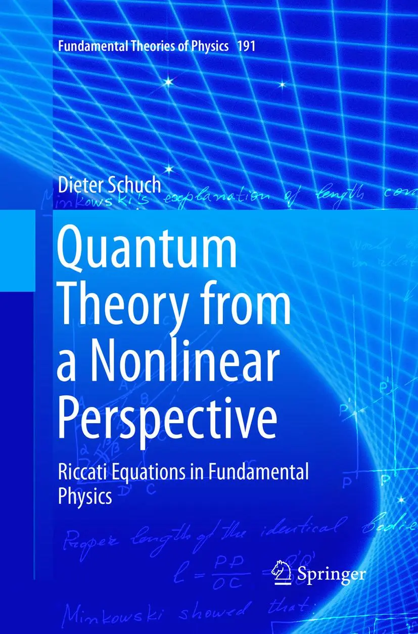 Cover: 9783319880648 | Quantum Theory from a Nonlinear Perspective | Dieter Schuch | Buch