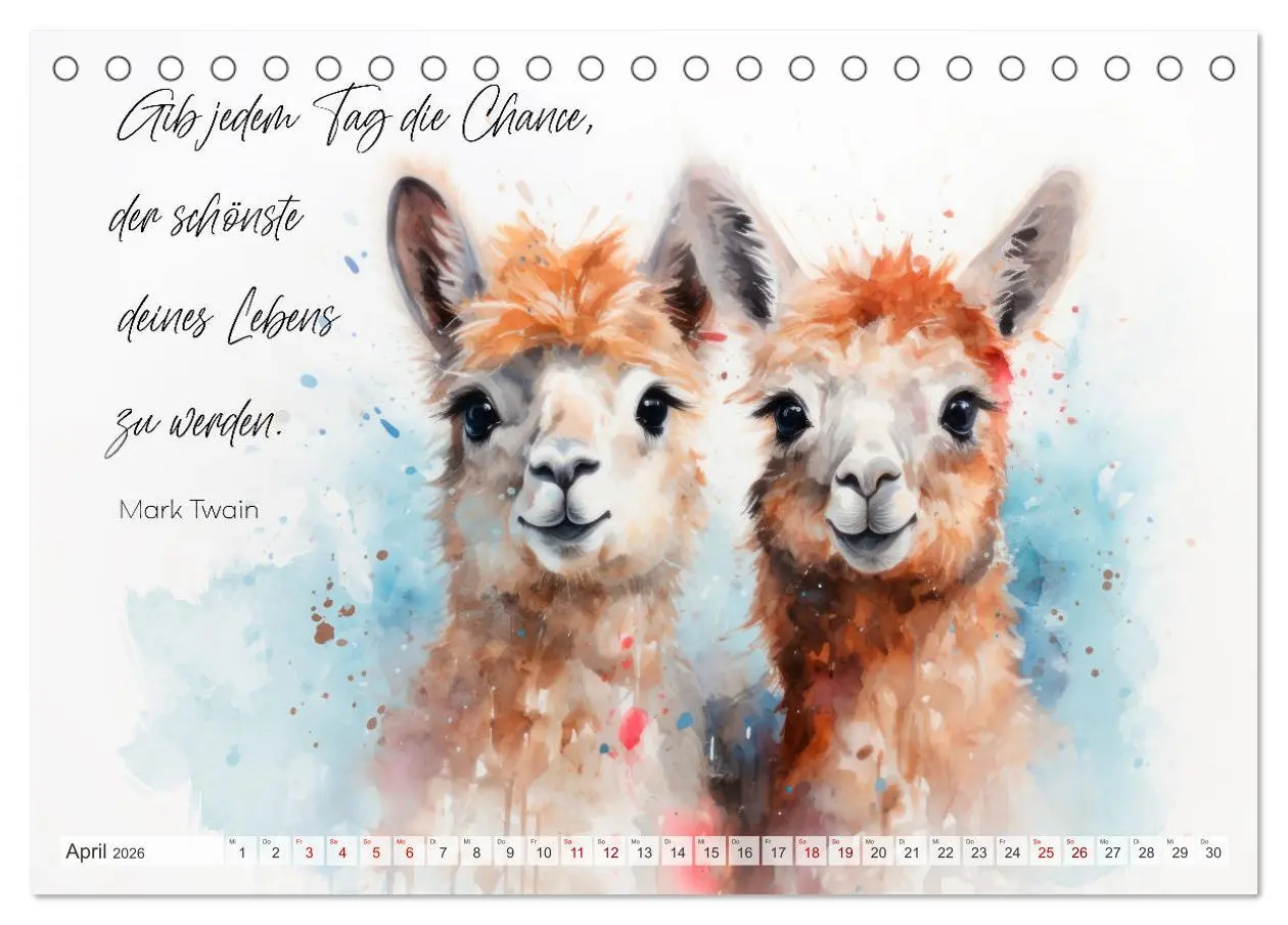 Bild: 9783457490648 | MOTIVATION Sprüche mit süßen Tierkindern (Tischkalender 2026 DIN A5...