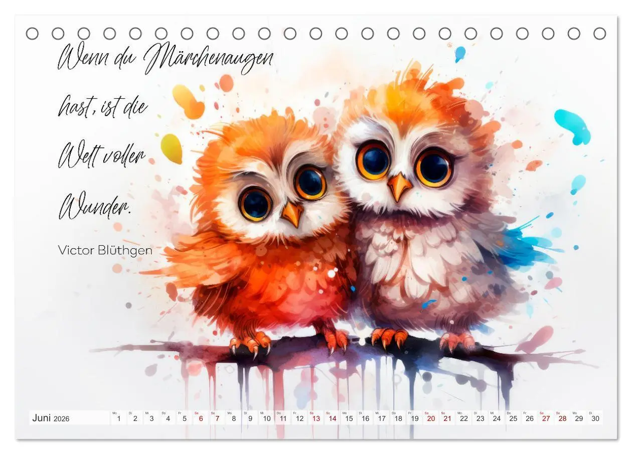Bild: 9783457490648 | MOTIVATION Sprüche mit süßen Tierkindern (Tischkalender 2026 DIN A5...