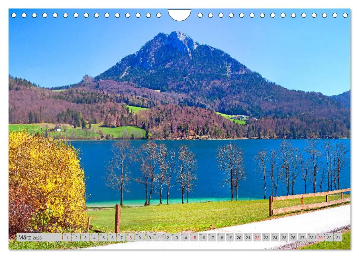 Bild: 9783457700648 | Rund um den Fuschlsee (Wandkalender 2026 DIN A4 quer), CALVENDO...