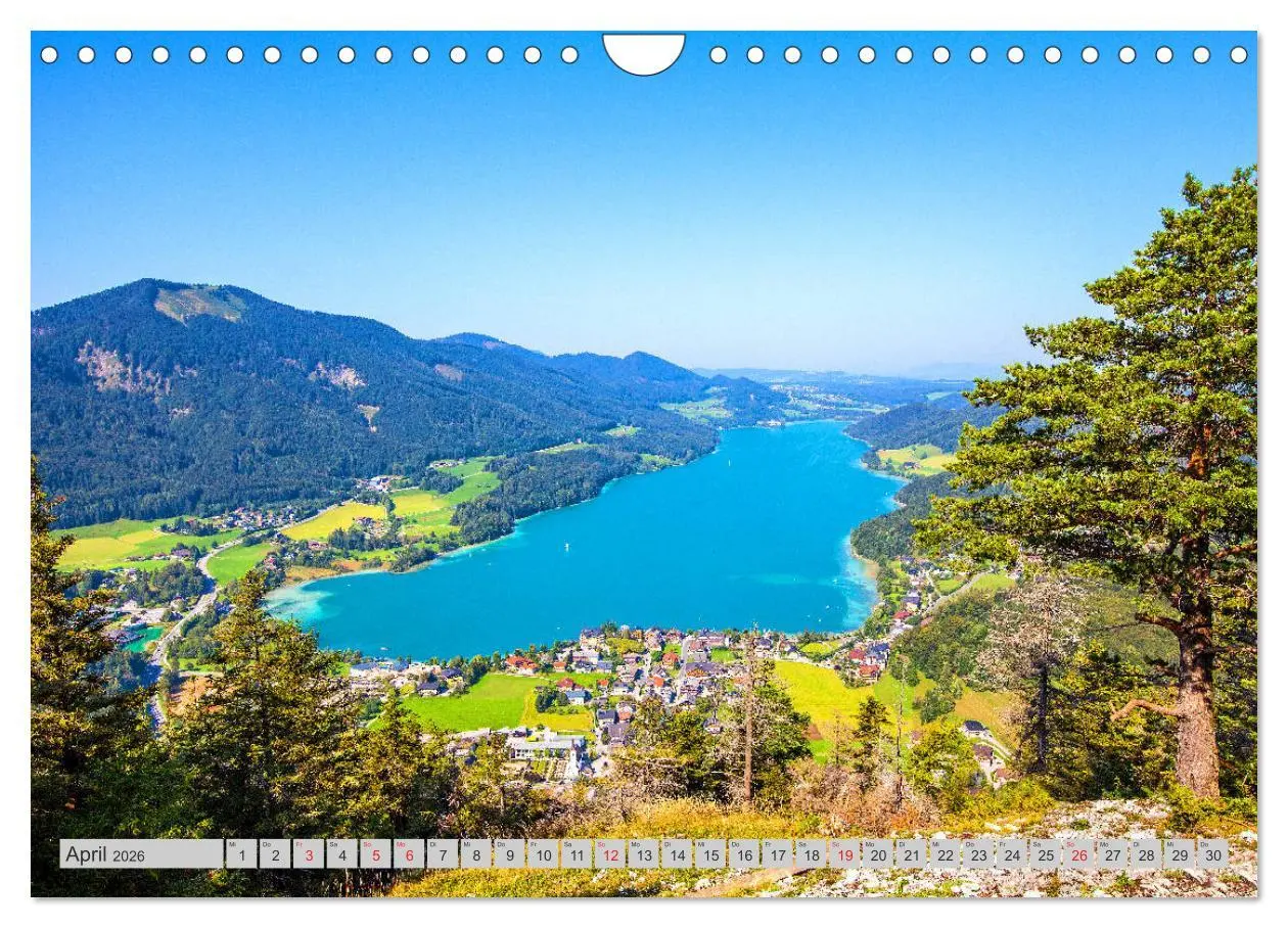Bild: 9783457700648 | Rund um den Fuschlsee (Wandkalender 2026 DIN A4 quer), CALVENDO...
