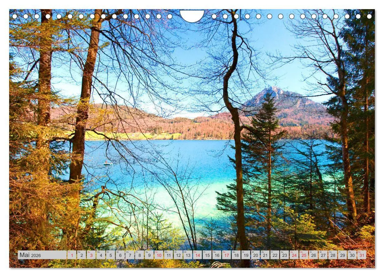 Bild: 9783457700648 | Rund um den Fuschlsee (Wandkalender 2026 DIN A4 quer), CALVENDO...
