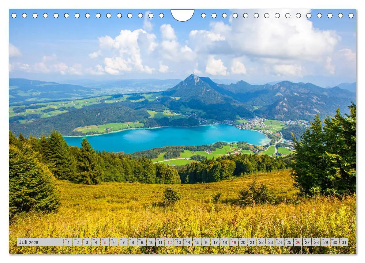 Bild: 9783457700648 | Rund um den Fuschlsee (Wandkalender 2026 DIN A4 quer), CALVENDO...