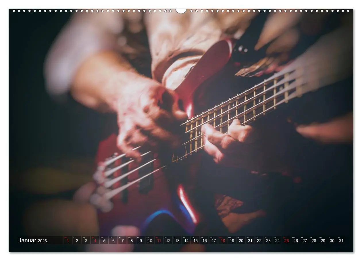 Bild: 9783516030648 | Gitarren - Live (hochwertiger Premium Wandkalender 2026 DIN A2...